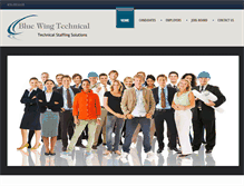Tablet Screenshot of bluewingtechnical.com
